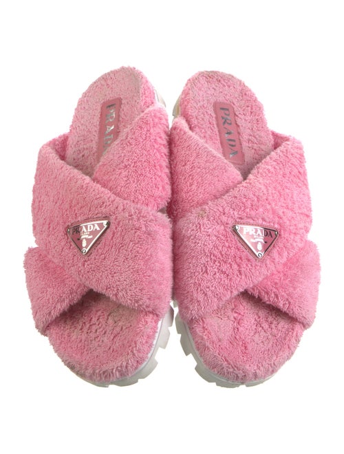 Prada Terry Cloth Slides
