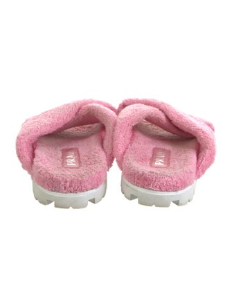 Prada Terry Cloth Slides
