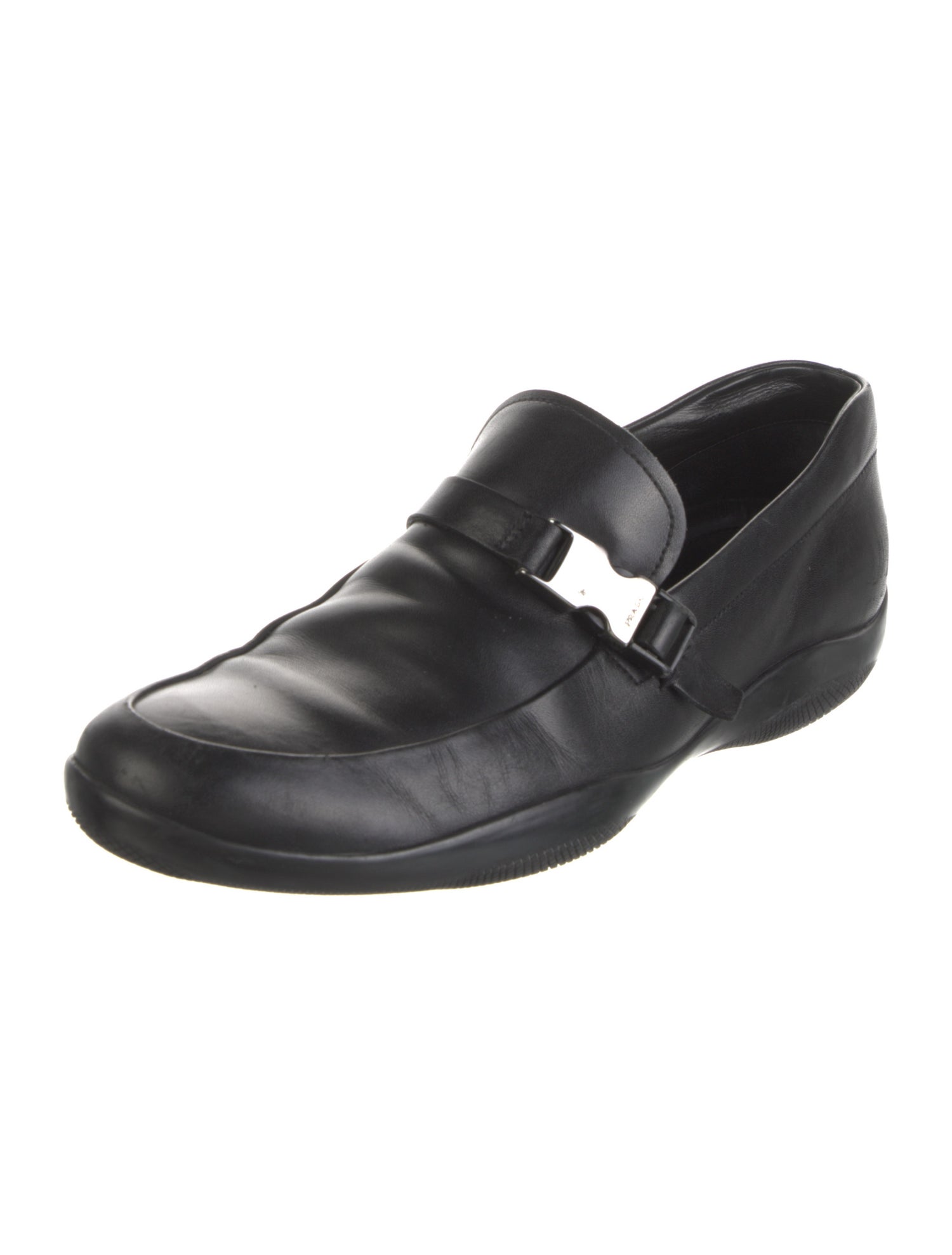 Prada Sport Leather Loafers