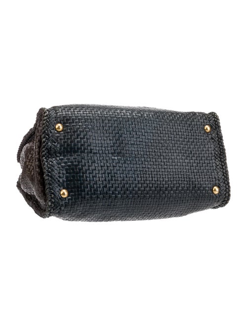 Prada Madras Leather Tote