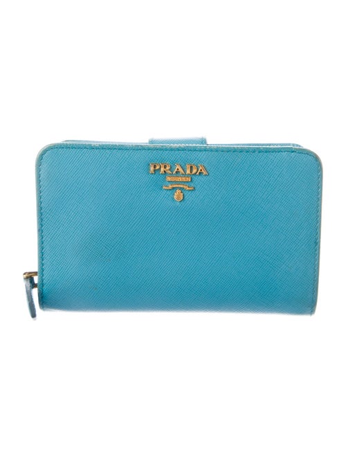 Prada Saffiano Lux Leather French Purse