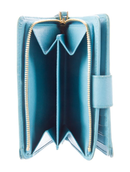 Prada Saffiano Lux Leather French Purse