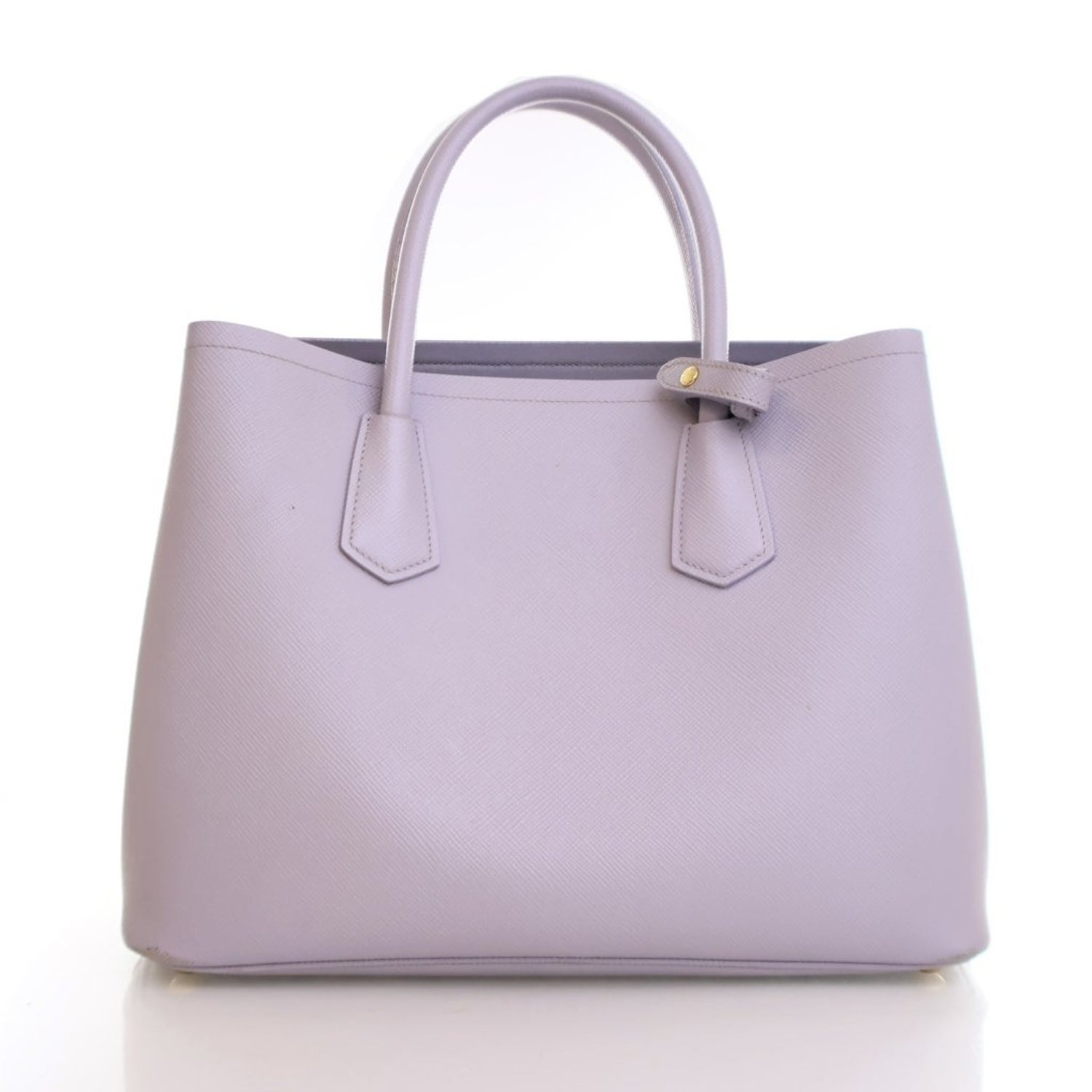 Prada Saffiano Cuir Leather Double Tote