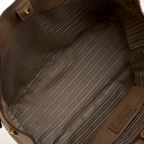 Prada Vitello Daino Leather Convertible Tote