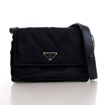 Prada Nylon Re-Nylon Padded Messenger Bag