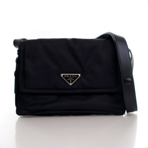 Prada Nylon Re-Nylon Padded Messenger Bag