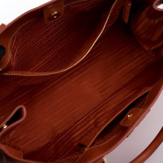 Prada Saffiano Cuir Leather Lux Tote