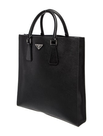 Prada Saffiano Leather Top Handle Bag