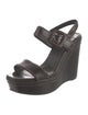 Prada Leather Slingback Sandals