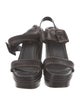 Prada Leather Slingback Sandals