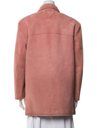 Prada 2023 Suede Peacoat