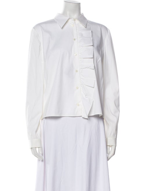 Prada 2016 Long Sleeve Button-Up Top