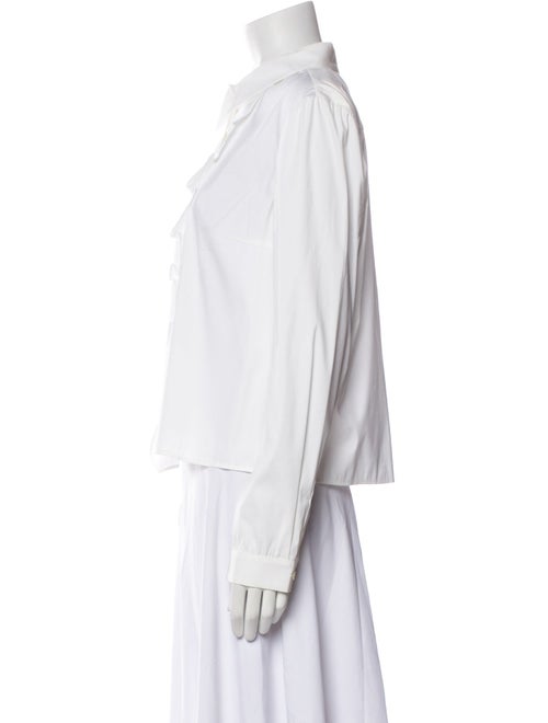 Prada 2016 Long Sleeve Button-Up Top