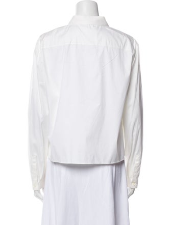 Prada 2016 Long Sleeve Button-Up Top