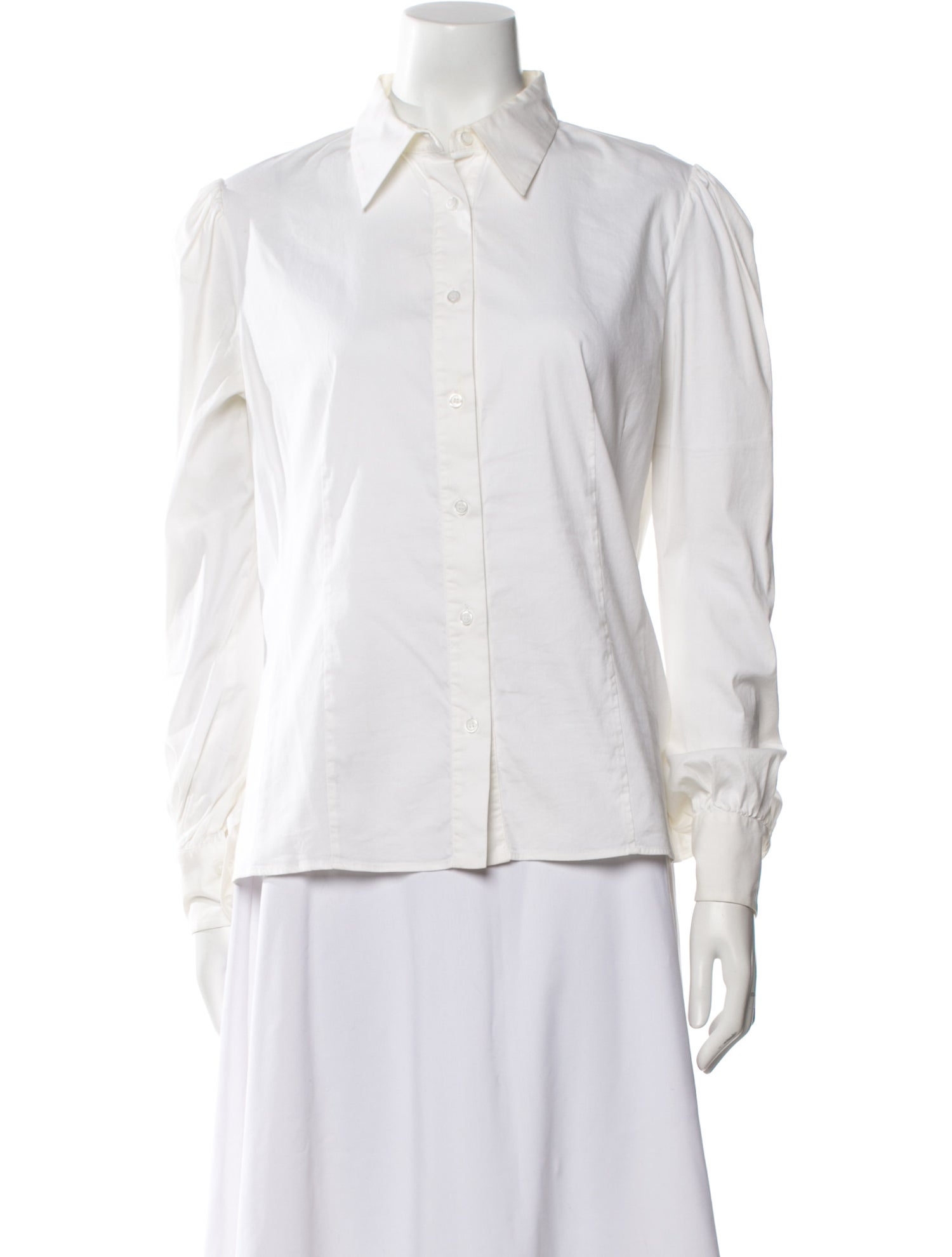 Prada 2013 Long Sleeve Button-Up Top