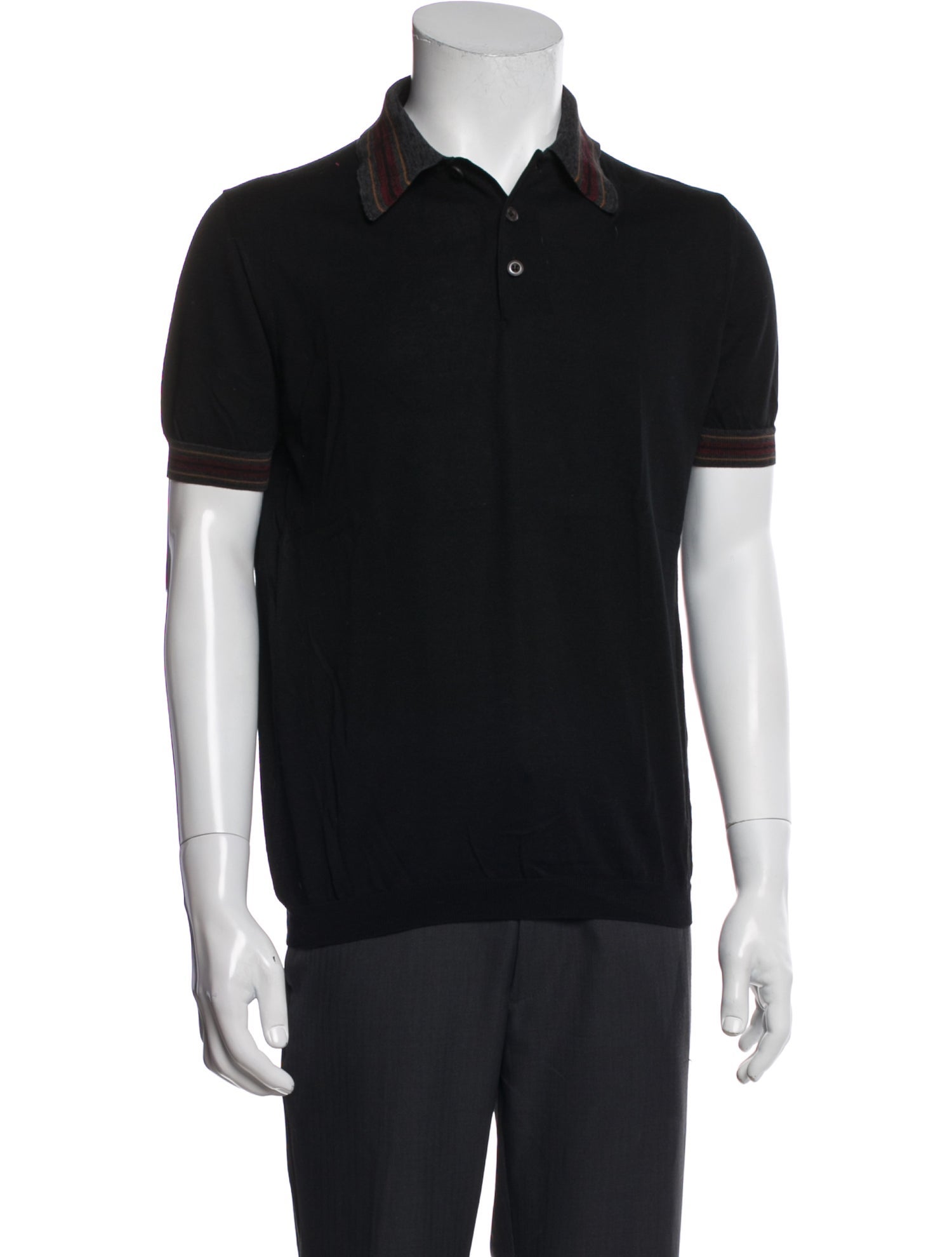 Prada Late 2000's - Early 2010's Collar Polo Shirt