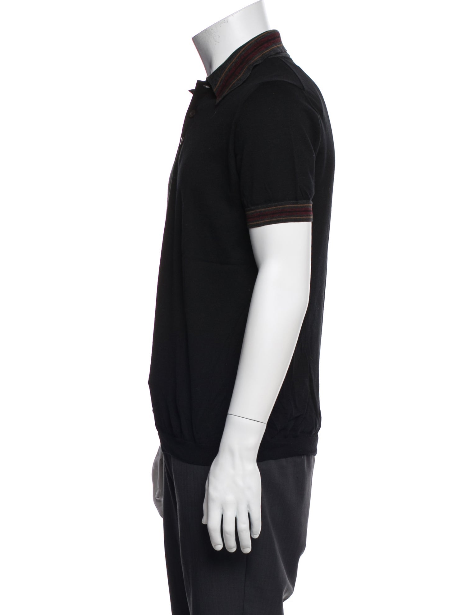 Prada Late 2000's - Early 2010's Collar Polo Shirt