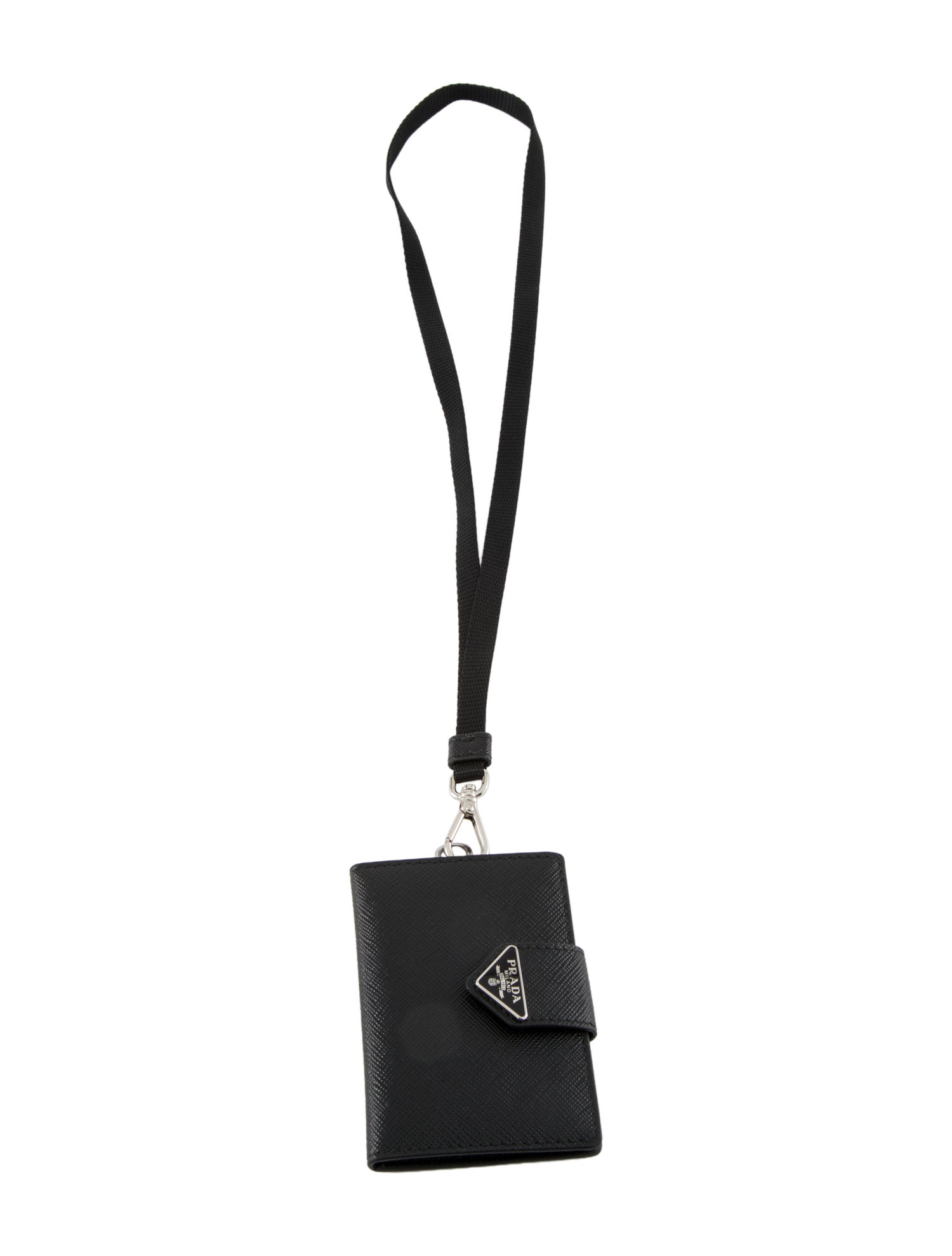 Prada Leather Wallet Keychain