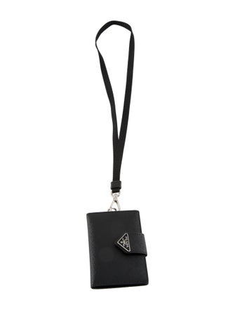 Prada Leather Wallet Keychain