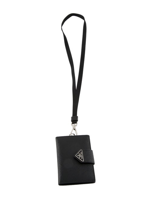 Prada Leather Wallet Keychain