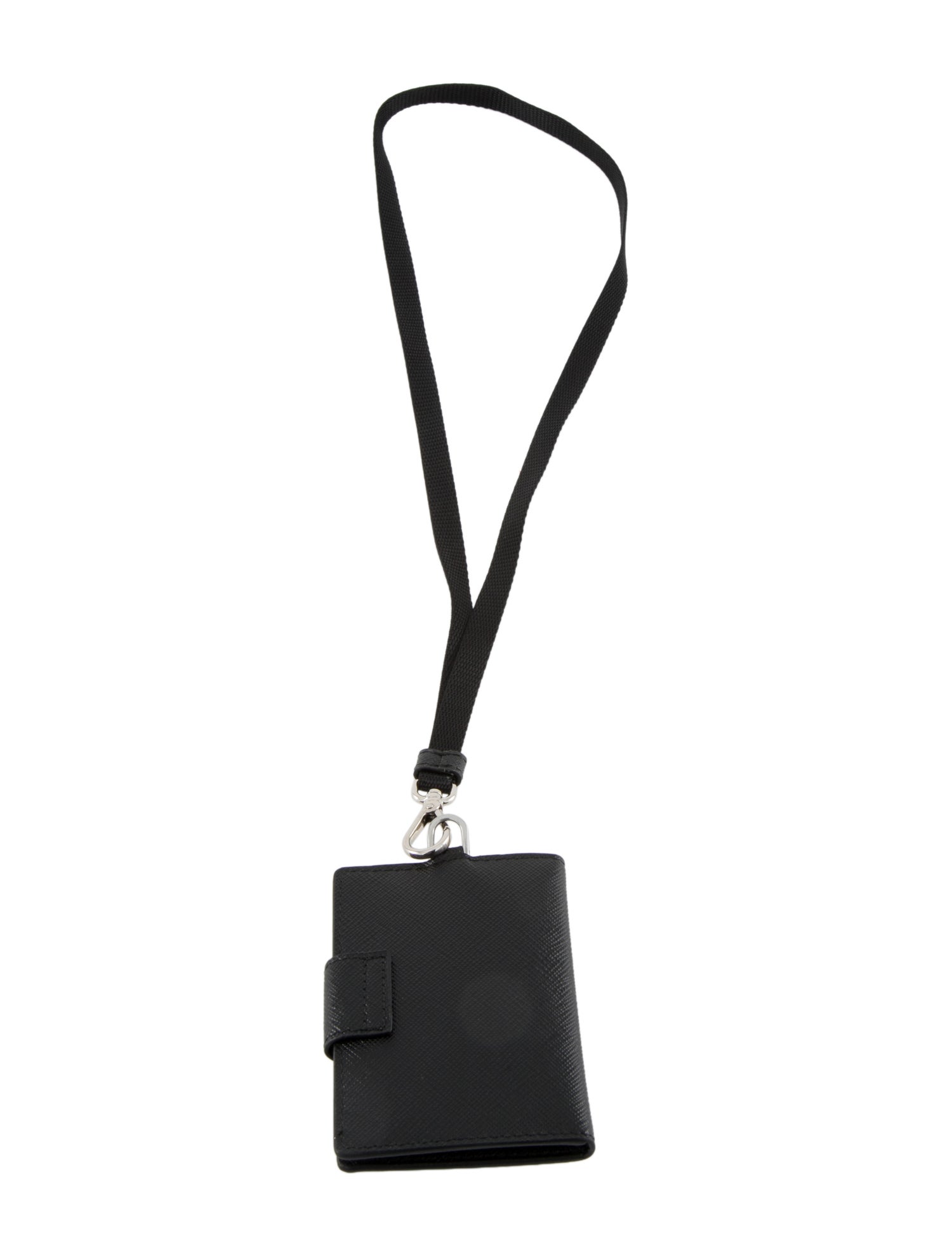 Prada Leather Wallet Keychain