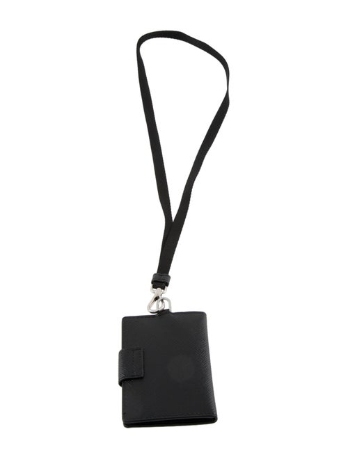 Prada Leather Wallet Keychain