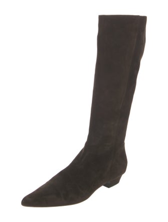 Prada Suede Riding Boots