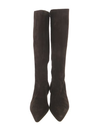 Prada Suede Riding Boots