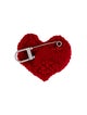 Prada heart shaped keychain