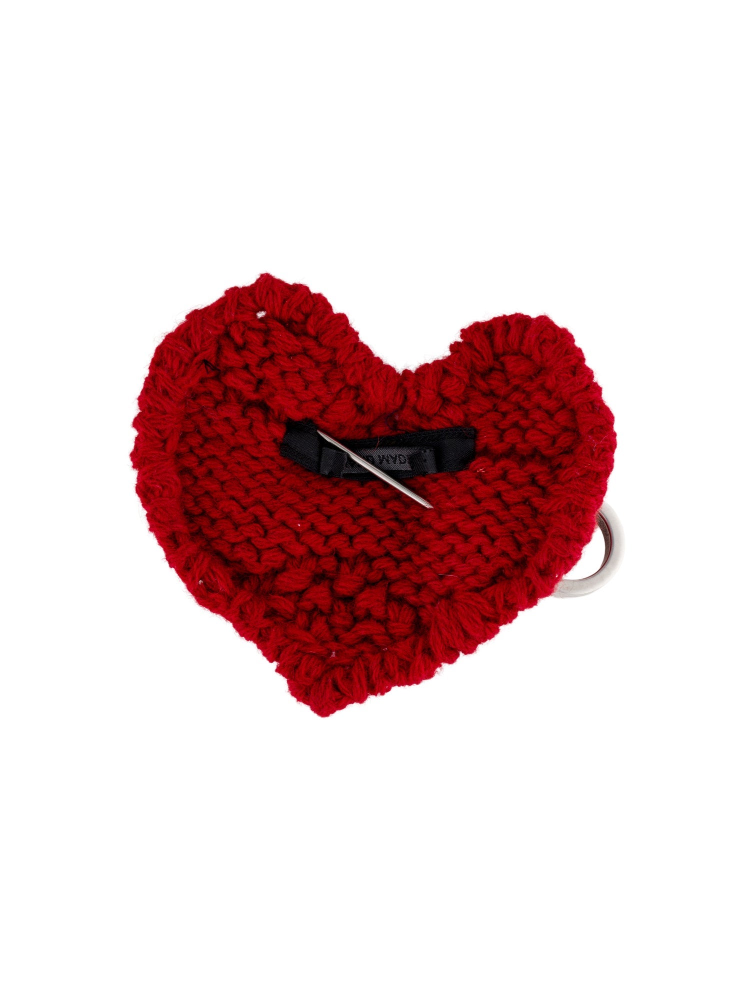 Prada heart shaped keychain