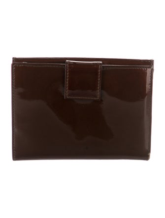 Prada Patent Leather Bifold Wallet