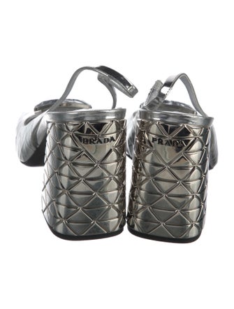 Prada Patent Leather Slingback Pumps