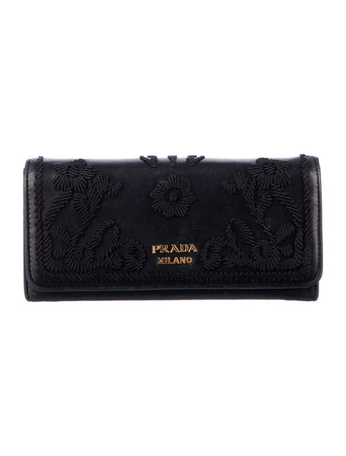 Prada Leather Continental Wallet