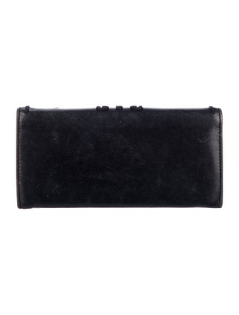 Prada Leather Continental Wallet