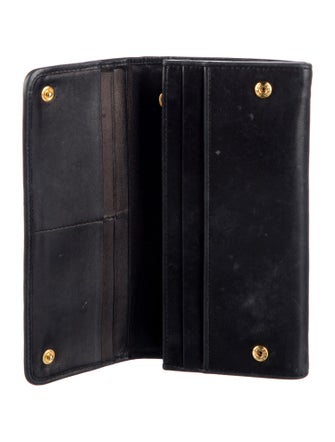 Prada Leather Continental Wallet