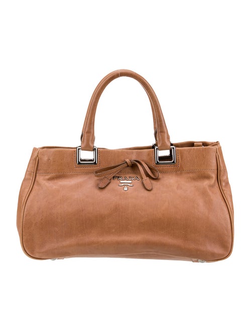 Prada Leather Top Handle Bag