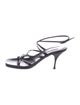 Prada Leather Slingback Sandals