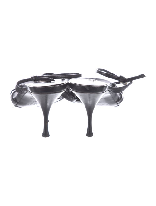 Prada Leather Slingback Sandals