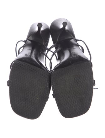 Prada Leather Slingback Sandals