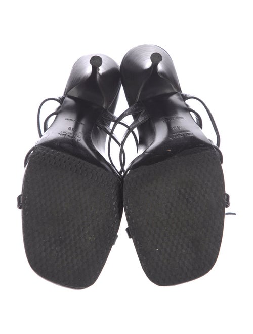 Prada Leather Slingback Sandals