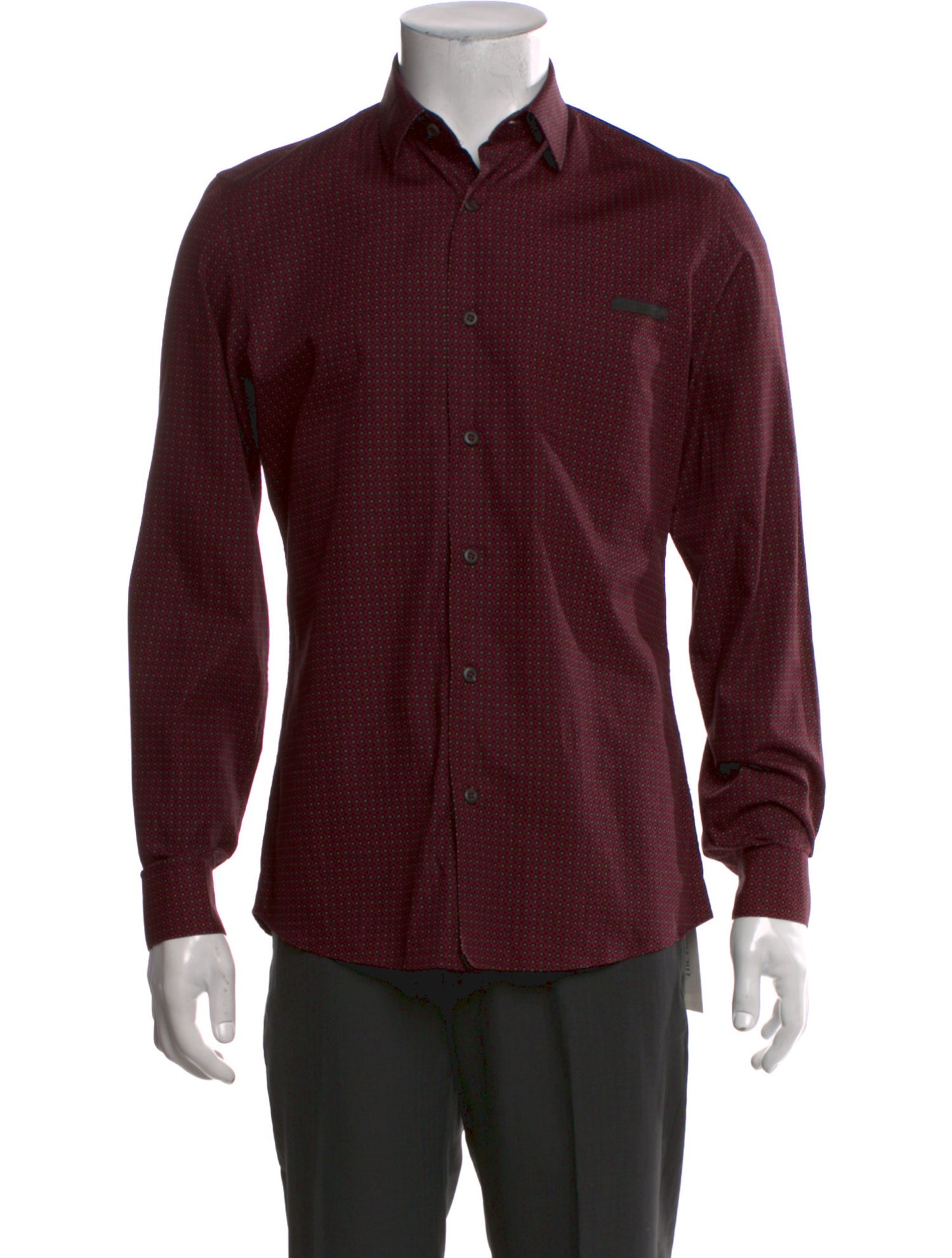 Prada 2012 Polka Dot Print Shirt