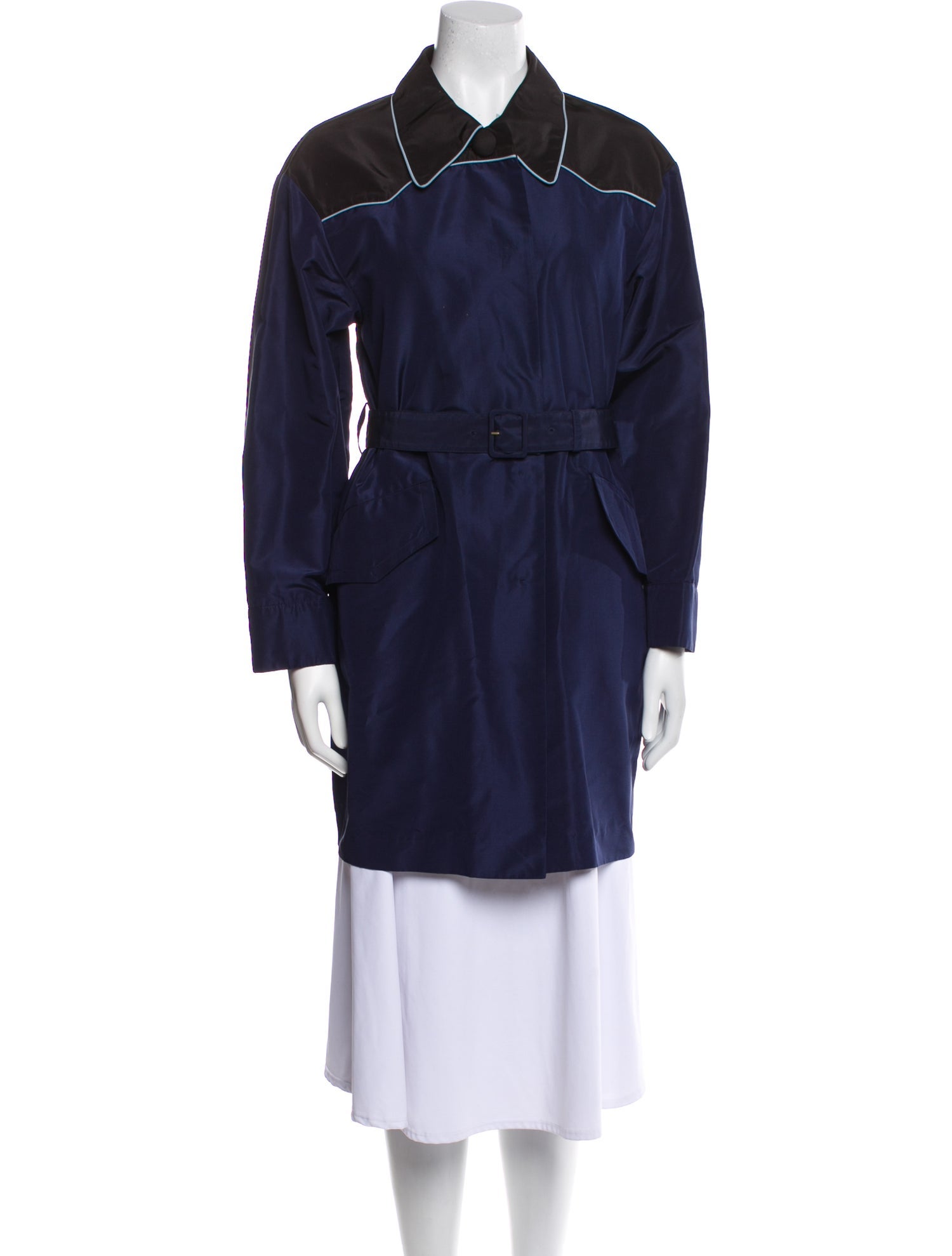 Prada 2011 Silk Trench Coat