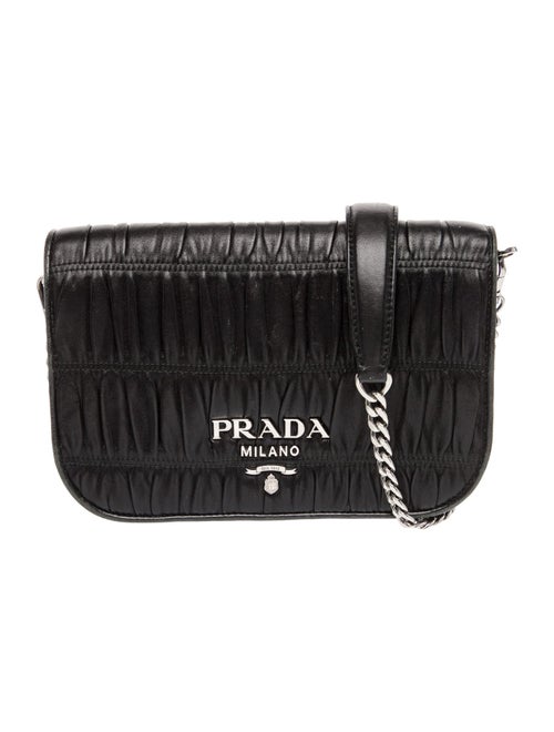 Prada Nappa Gaufre Leather Crossbody Bag