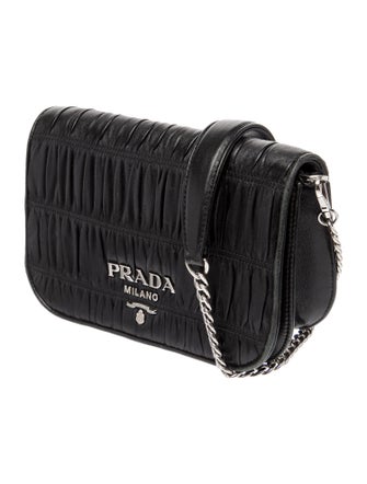 Prada Nappa Gaufre Leather Crossbody Bag