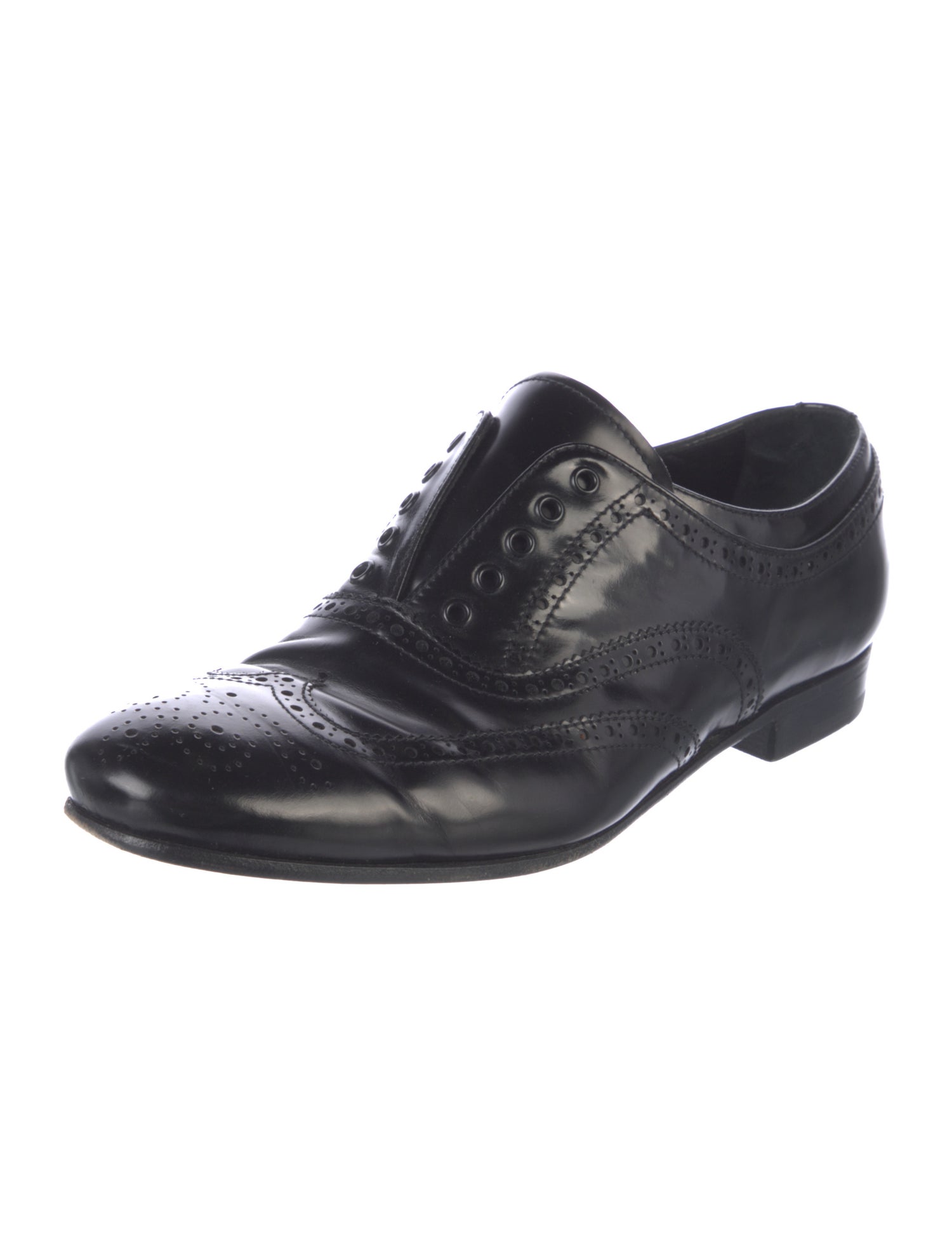 Prada Leather Oxfords