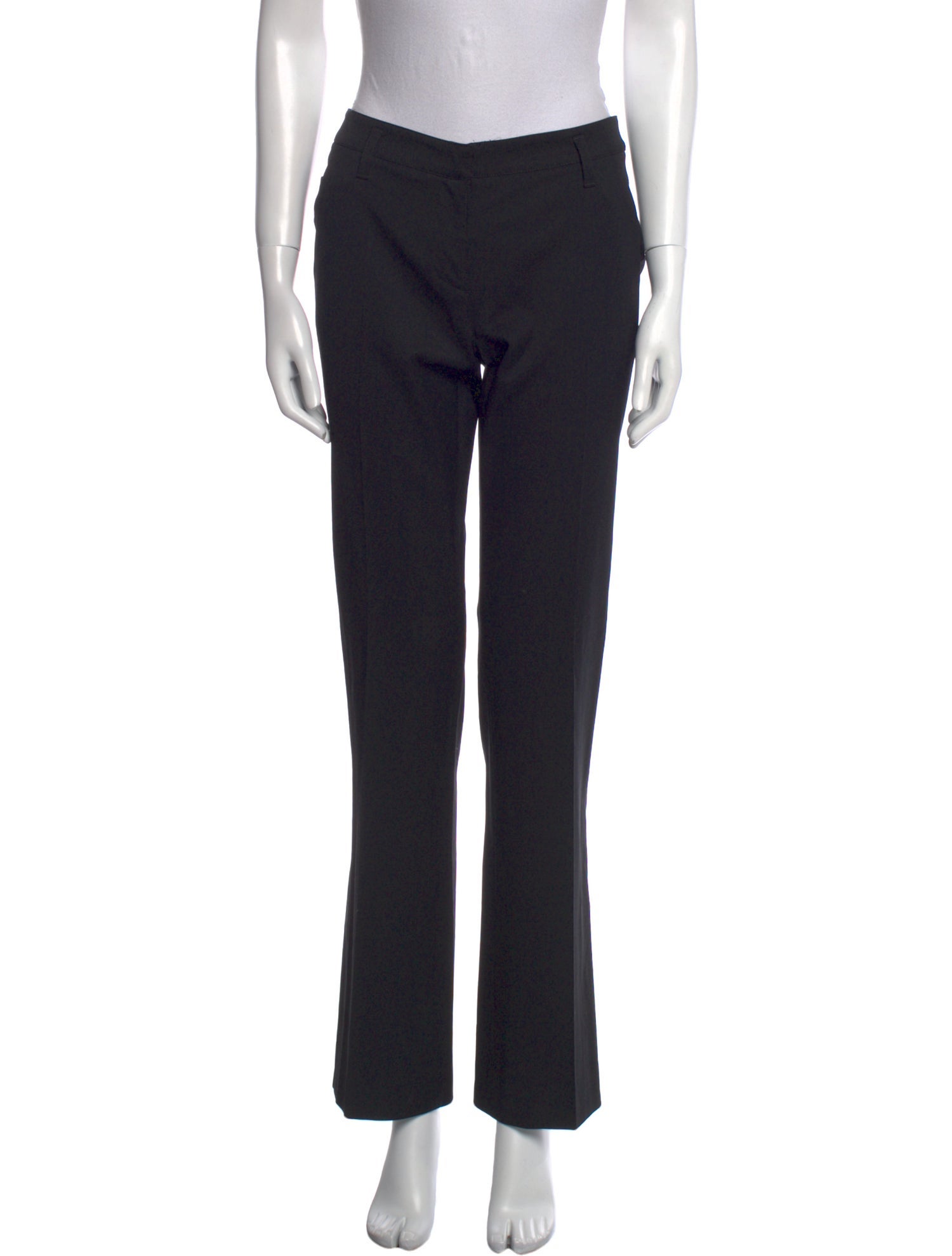 Prada Virgin Wool Skinny Leg Pants