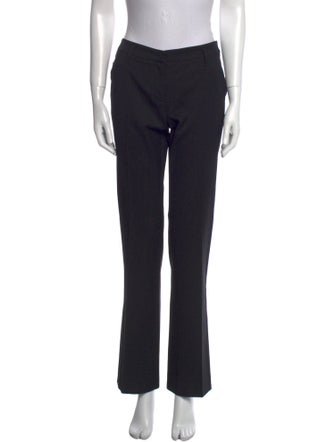 Prada Virgin Wool Skinny Leg Pants