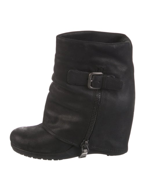 Prada Leather Lace-Up Boots
