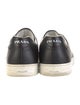 Prada Leather Colorblock Pattern Sneakers