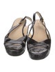 Prada Patent Leather Slingback Sandals